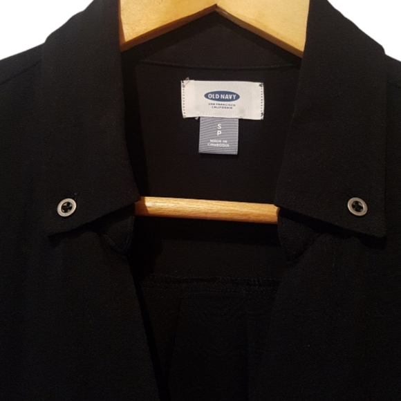 Nwot black long sleeve button down dress size small - Picture 2 of 5